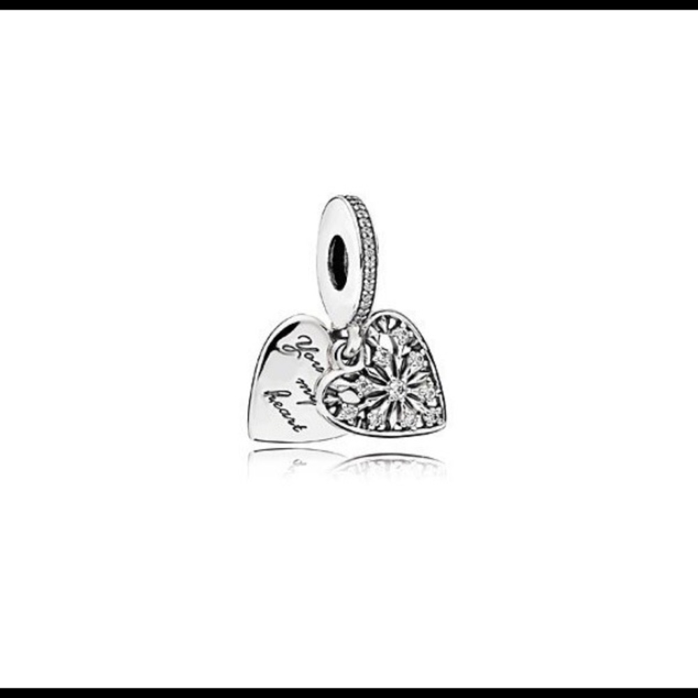 Pandora You Melt My Heart Charm, 796372CZ